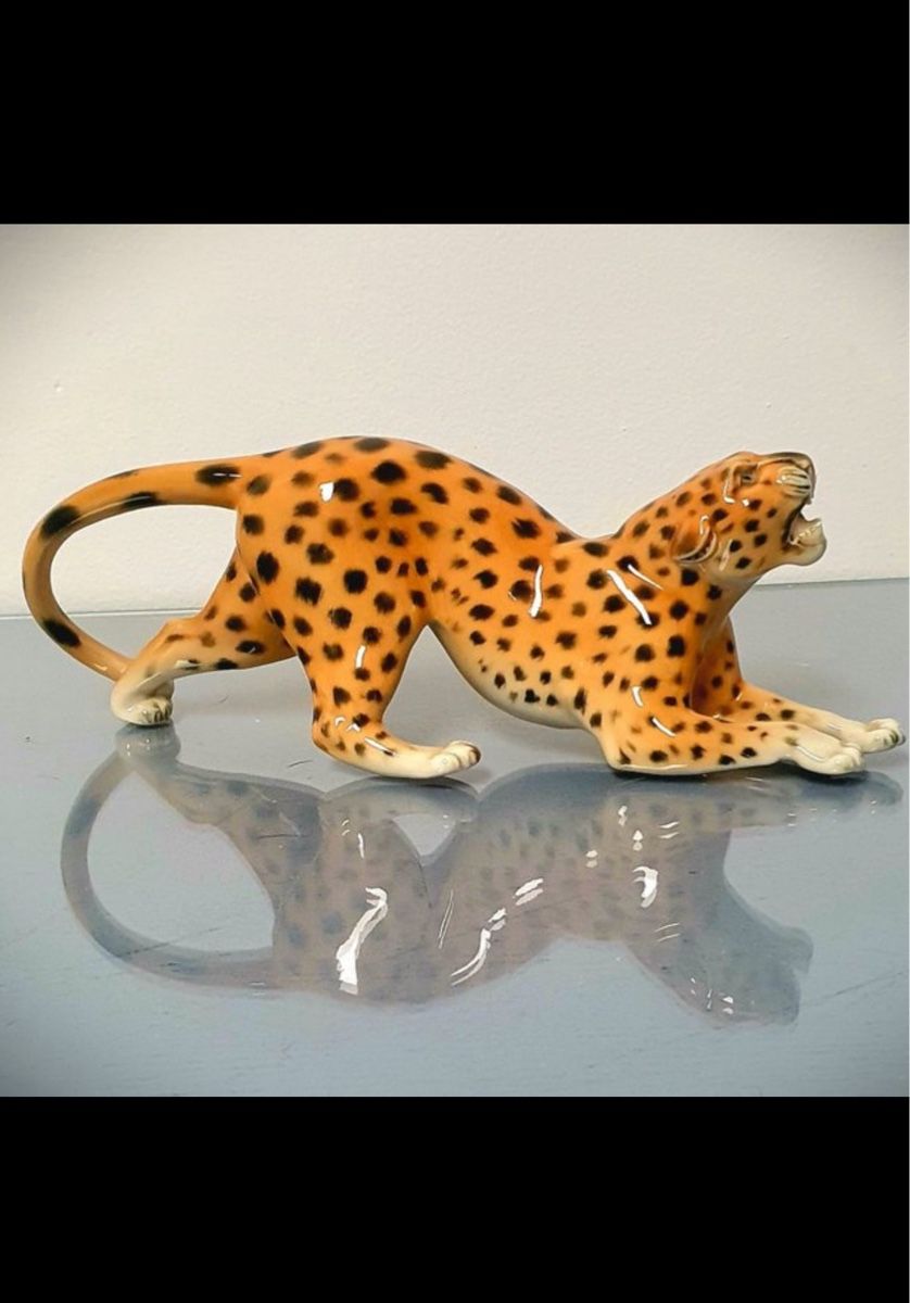 Figuren: Statuetta leopardo in porcellana – Gebraucht aus Zürich von alpha69 3
