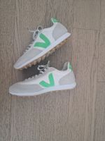 VEJA Rio Branco Sneaker Gr. 37 beige-grau, neongrün