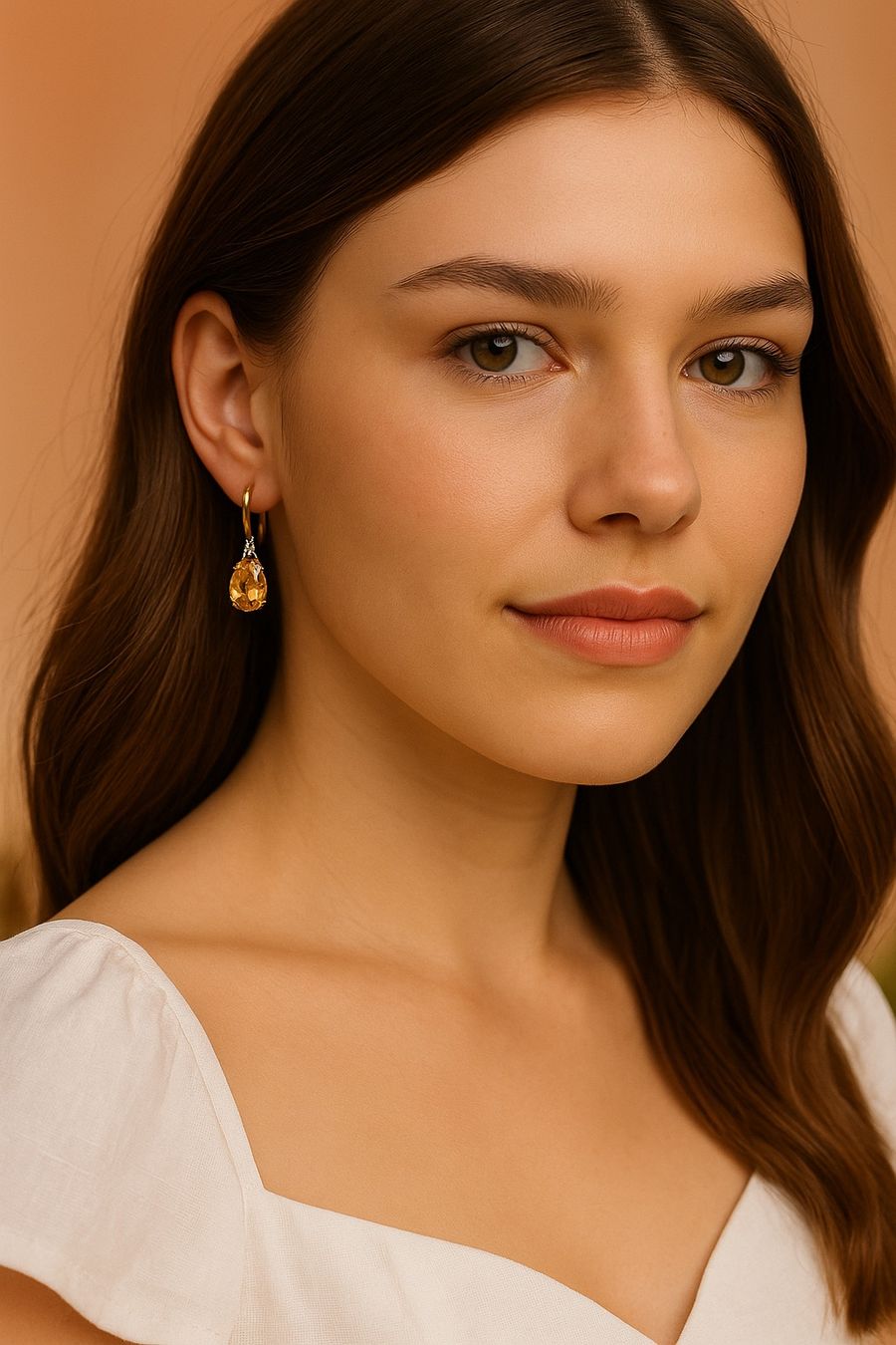 Orecchini pendenti & Orecchini a lobo: Boucles d’oreilles Citrine – Usato da St-Maurice venduto da Sandrinette123 2