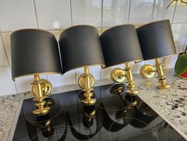 4x Messing Wandlampen  Schirmen, Preis pro 1 Lampe