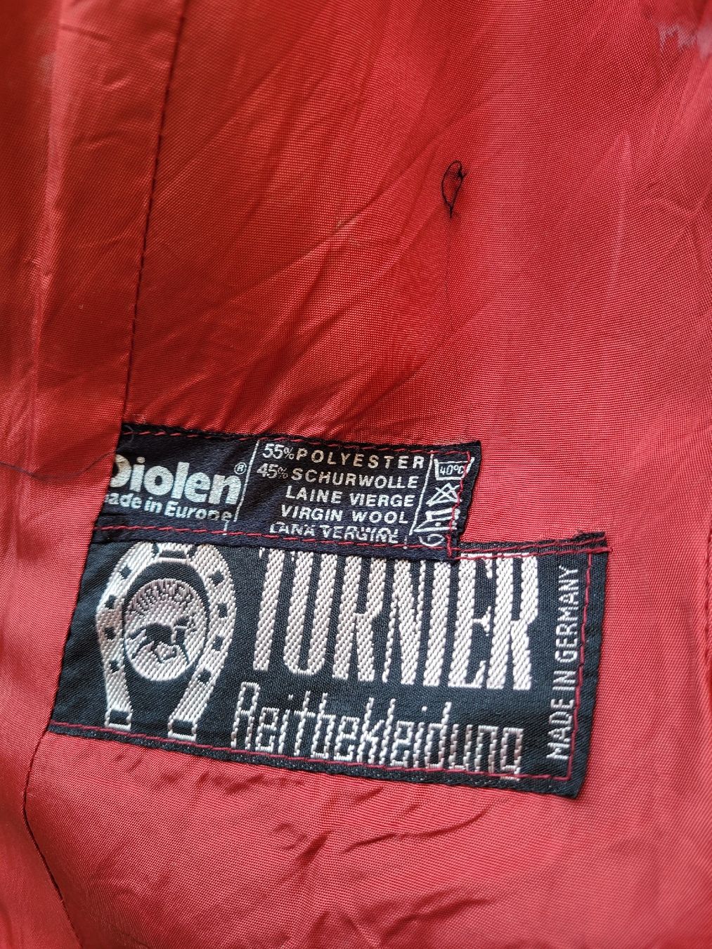 Giacche: Reitbekleidung Turnierjacket Grösse 38 mit rotem Innenfutter – Usato da Tegerfelden venduto da Tiggerfreund 3