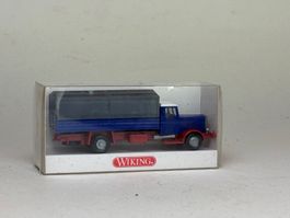GB- Wiking Hanomag Pritschen LKW blau
