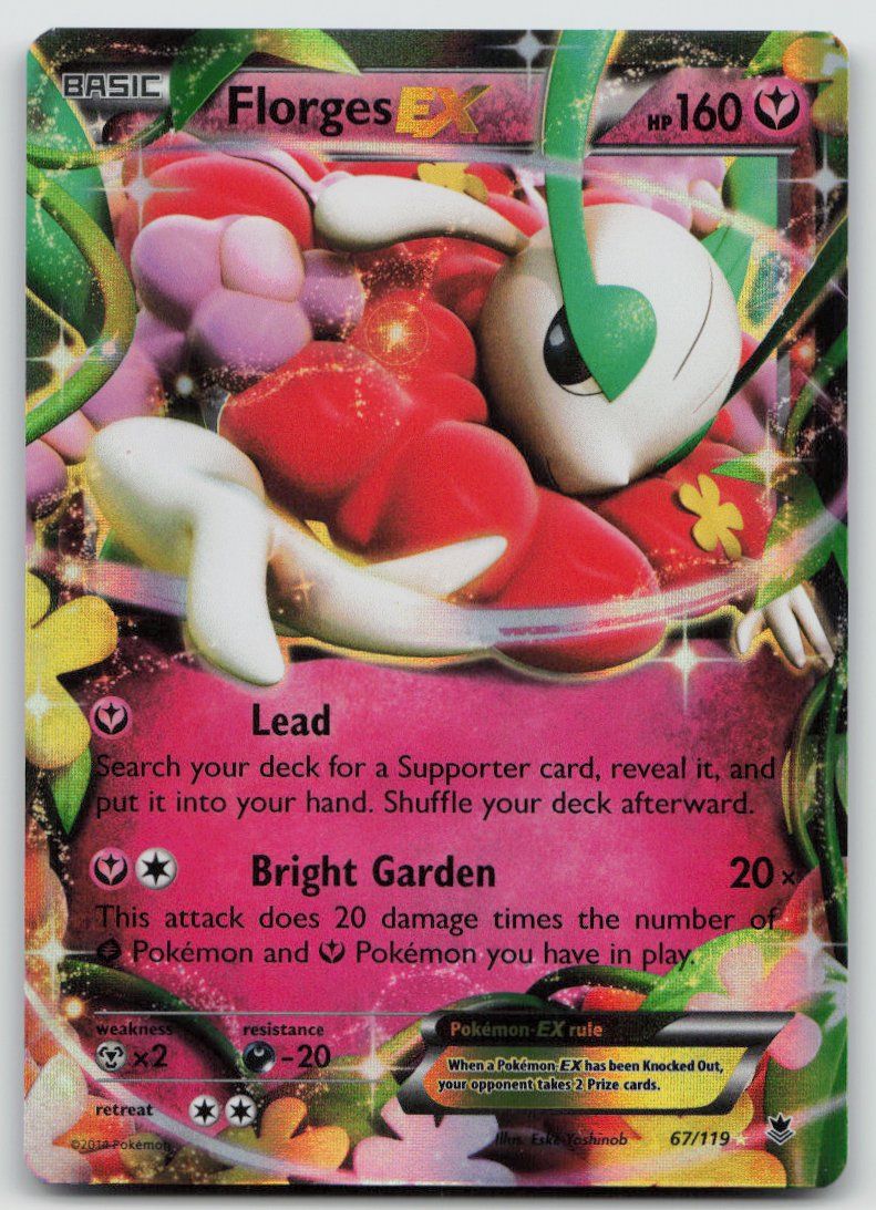 Pokémon Carte collezionabili: Pokemon Florges EX 67/119 EN 2014 – Usato da Lugano venduto da VlaseCard