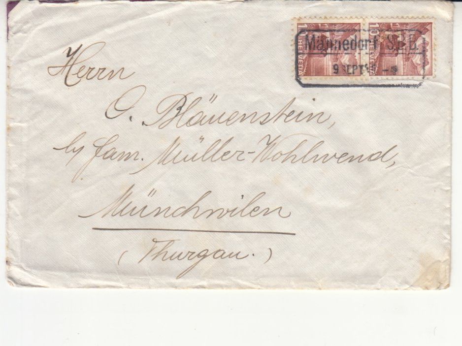 Alle Briefmarken: Bahnstempel 40er/50er Jahre 7 Briefe – Gebraucht aus Bürglen TG von StampGraf 6