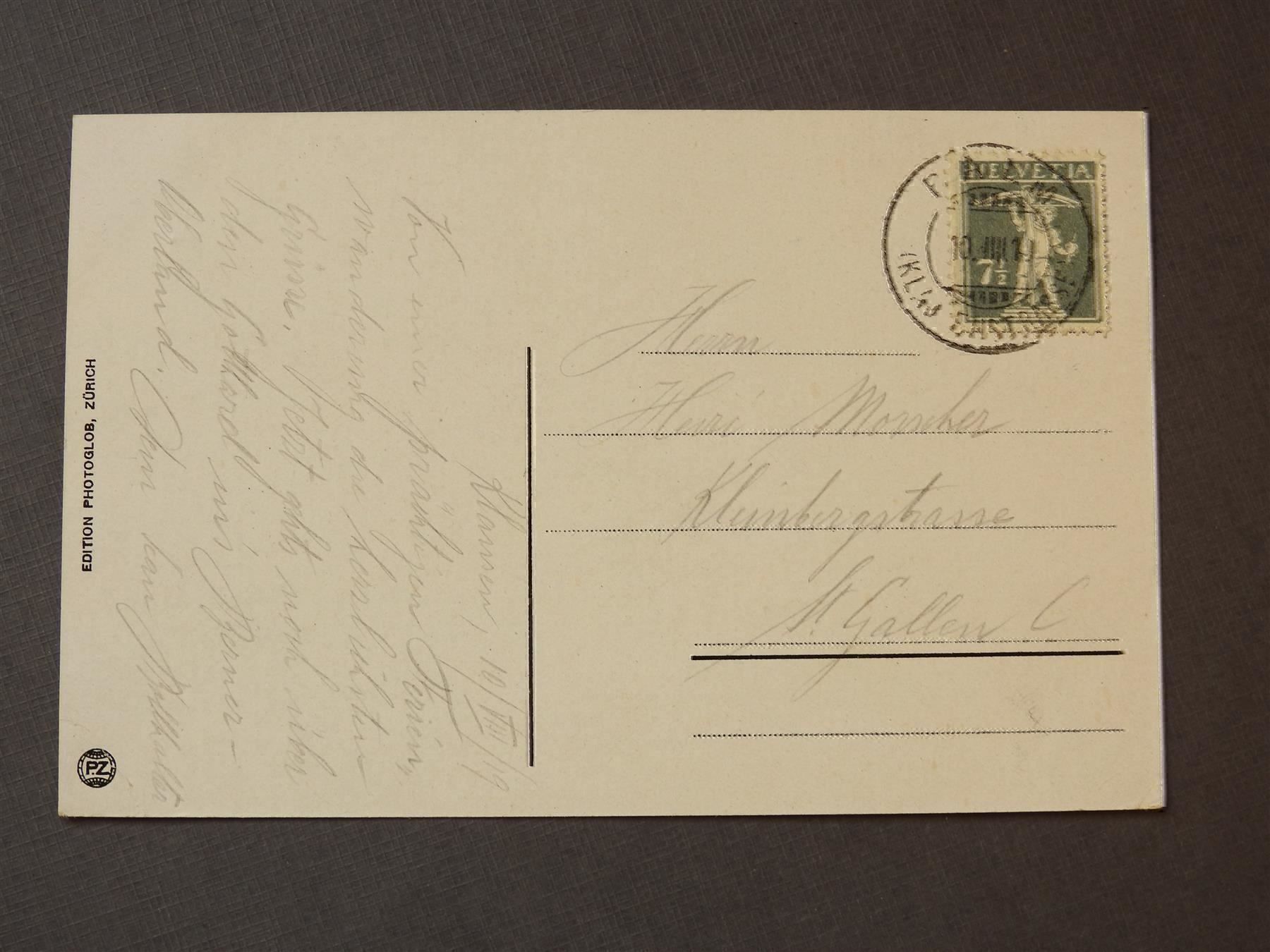 Cartoline postali: Klausenstrasse mit Kutsche – Usato da Rain venduto da 999-800-K 1