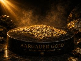 Sehr seltene Goldflitter aus dem Aargau 0.441 g