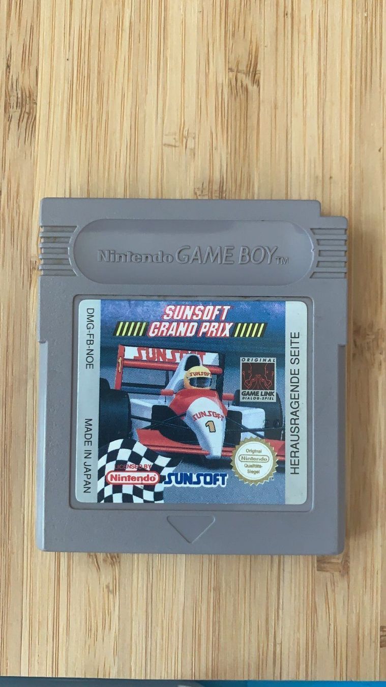 Spiele: Sunsoft Grand Prix  für Gameboy – Gebraucht aus Gebenstorf von RetroFuture