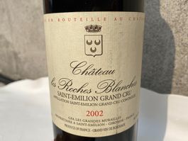 Chateau les Roches Blanches 2002 Grand Cru Wein Flasche 0.75