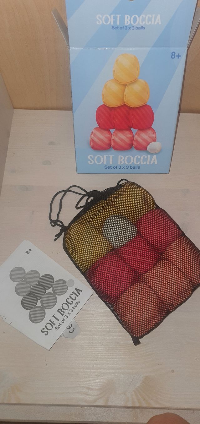 Giocattoli: Soft Boccia Ball, hacki sacki trophy, stoffbälle, jongleure+ – Nuovo e nell'imballaggio originale da Zollikerberg venduto da Nice_Name
