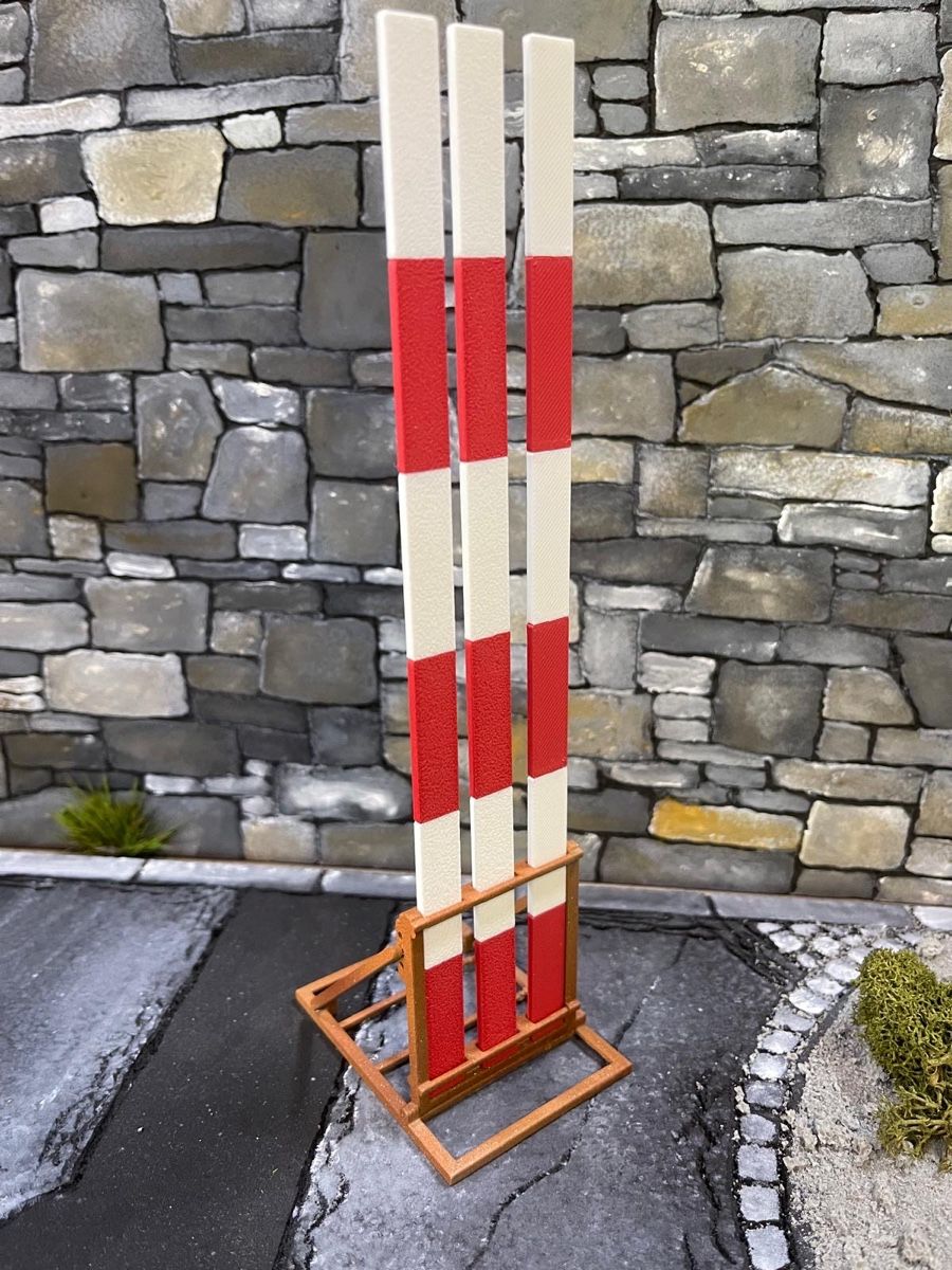 Modellismo RC: Vorsignalständer 1:14 – Nuovo (secondo la descrizione) da Altdorf UR venduto da modellbau-widmer