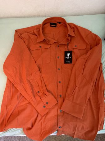 Herren Hemd JP 1880 orange Grösse 4XL neu mit Etikett