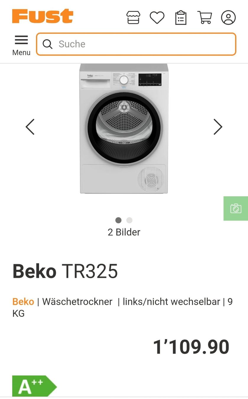 Beko Asciugatrici: Beko Wäschetrockner 9kg – Usato da Zweidlen venduto da xp4 1