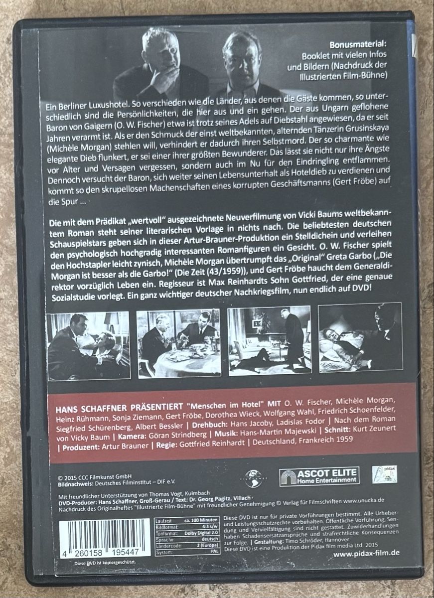 Alle DVDs: MENSCHEN IM HOTEL  – Neu (gemäss Beschreibung) aus Dietikon von AndreaSch01 1