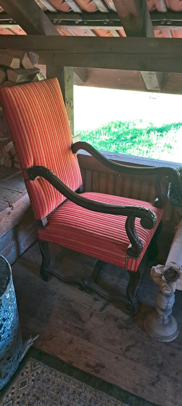 Poltrone: Antiker Voltaire Sessel neu bezogen – Usato da Vogelsang AG venduto da MargitK 1