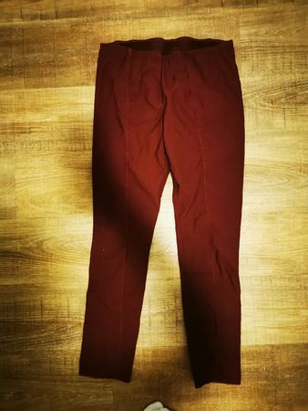 Weinrote Leggings Gr. M Herbst Winter