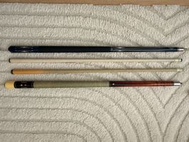 Billard Queue Set mit Tasche und Zubehör