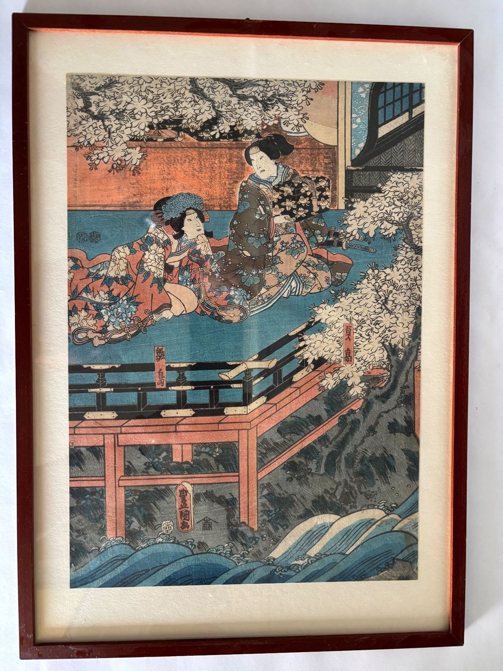 Holzschnitte: Japanischer Holzschnitt von Kunisada – Gebraucht aus rotkreuz von baudisch