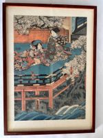 Japanischer Holzschnitt von Kunisada