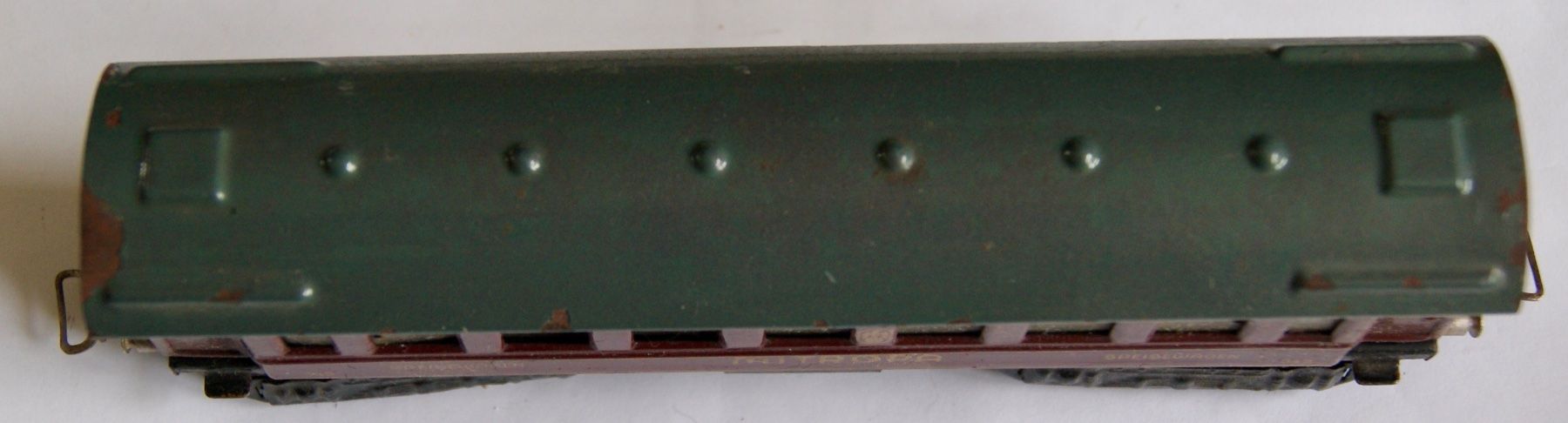 Märklin Modellini di ferrovie: Wagon restaurant Mitropa, Marklin 342 de 1935 – Usato da Morrens VD venduto da alain50 1