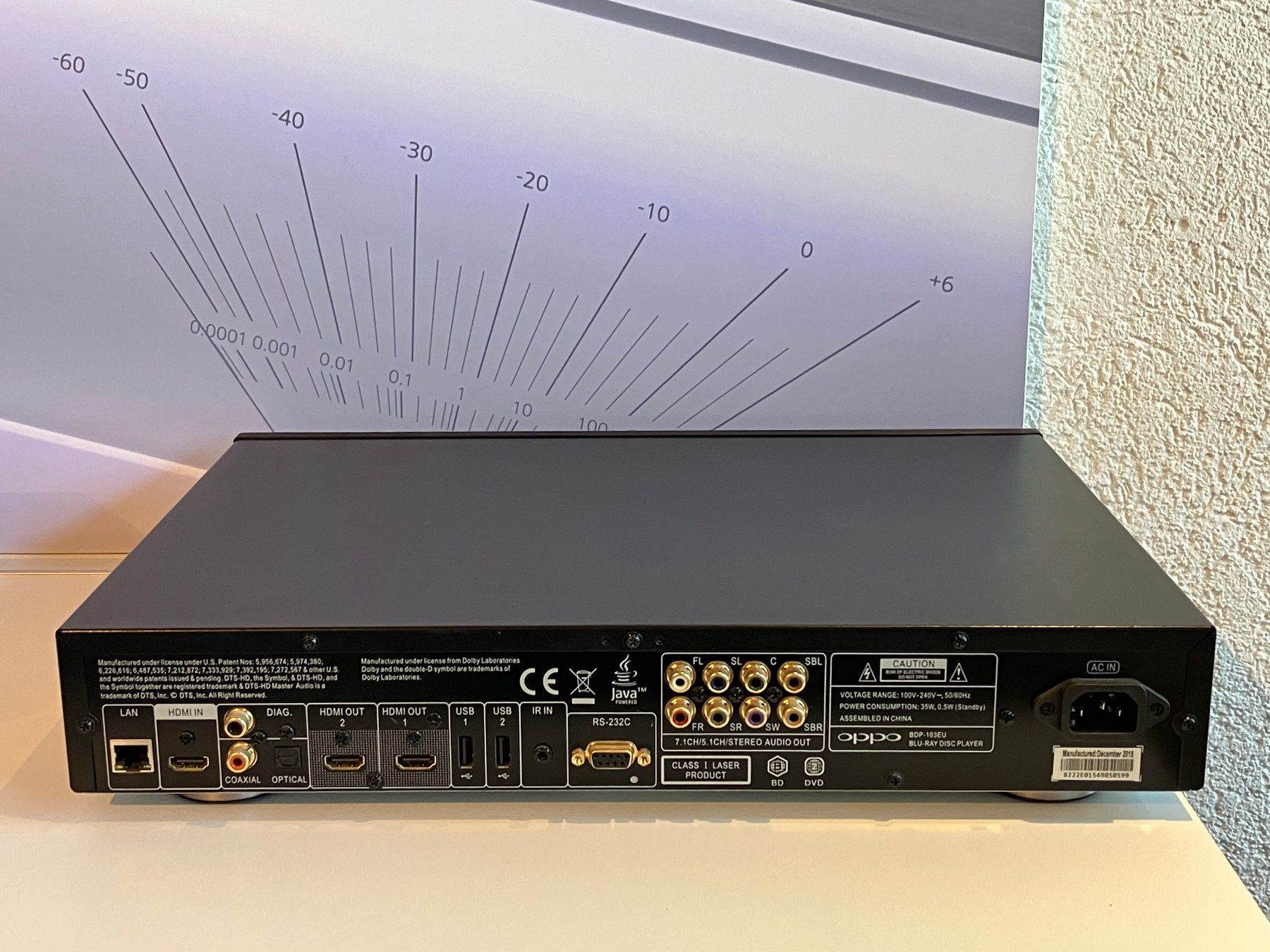 Oppo Lettore multimediale & Streamer: OPPO BDP-103EU DVD/BD player code free – Usato da Delley venduto da ogringo77 1