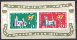 1955, W35**, Block Lausanne postfrisch (13800)