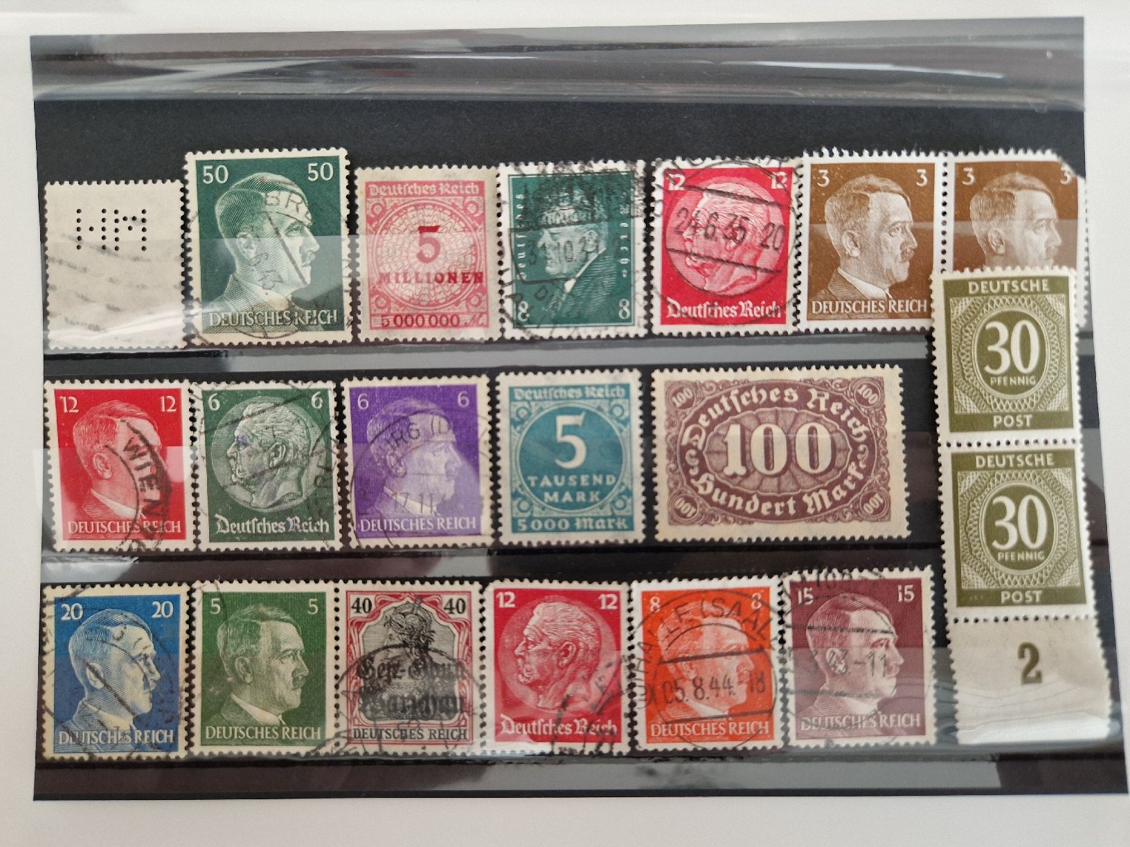 Alle Briefmarken: Deutsches Reich Deutsche Post Briefmarken – Gebraucht aus St. Gallen von Enrico_SG