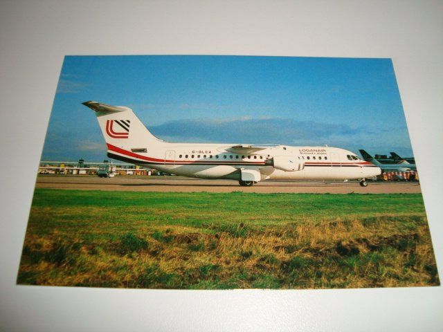 Cartoline postali: Loganair BAe 146-200 G-OLCA – Nuovo e nell'imballaggio originale da Thun venduto da Abigboss