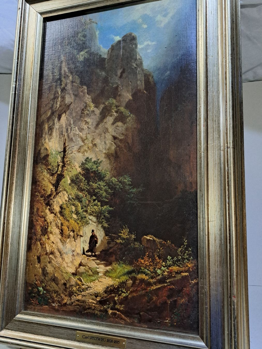 Dipinti: Carl Spitzweg Gemälde Öl auf Leinwand Repro. – Usato da Grossdietwil venduto da hufi10