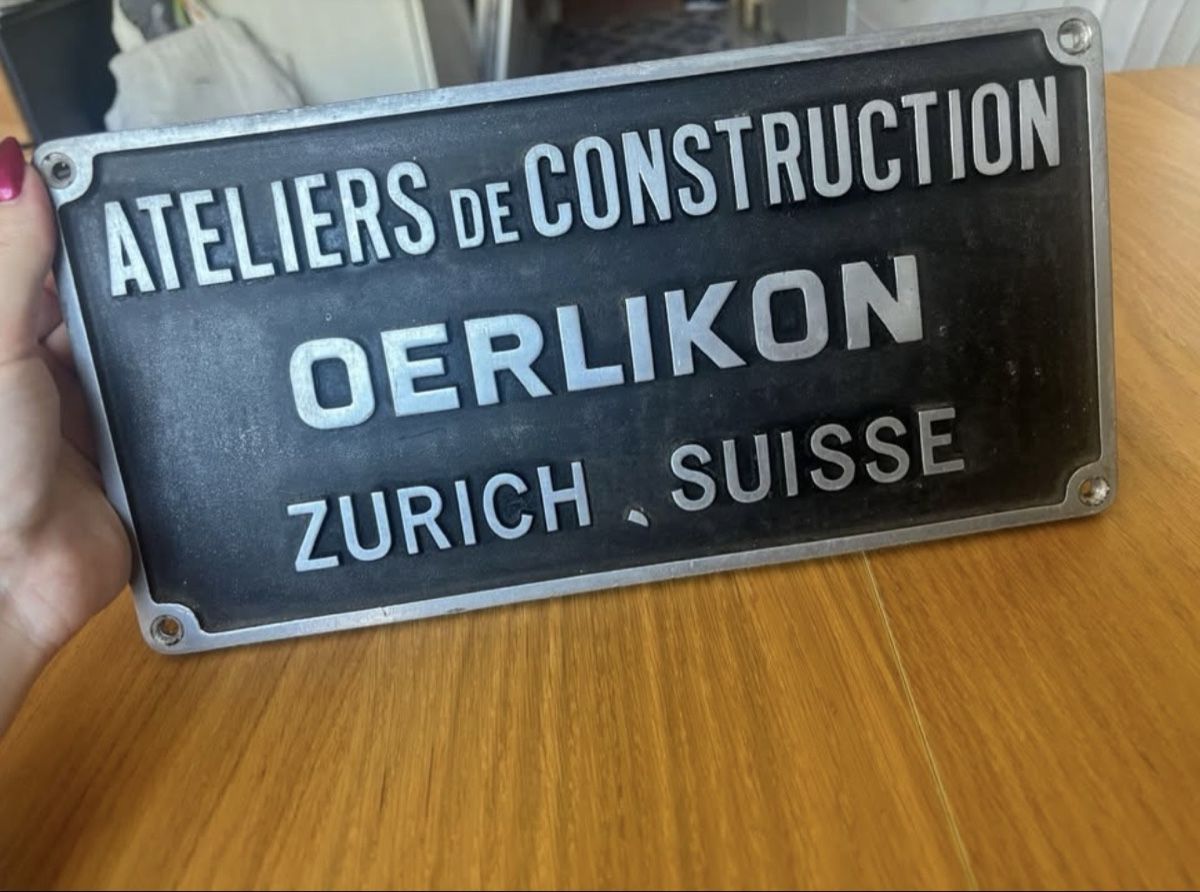 SBB/CFF/FFS Ecriteaux: Plaque train  – D'occasion à Orbe par car_8grw 1