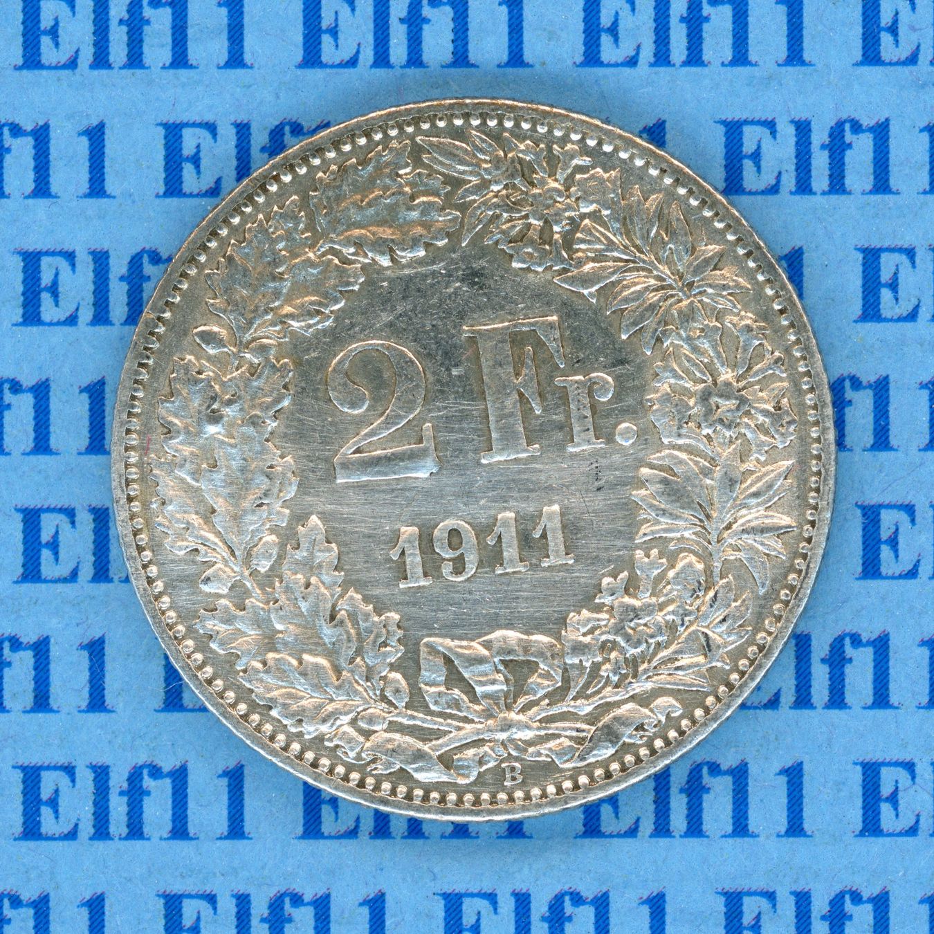 Alle Münzen: CHF___2.00 1911 -vz 2 Franken – Gebraucht aus Widnau von Elf11
