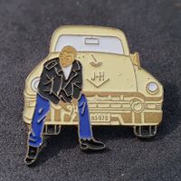 Z368 - Pin Johnny Hallyday mit Cadillac
