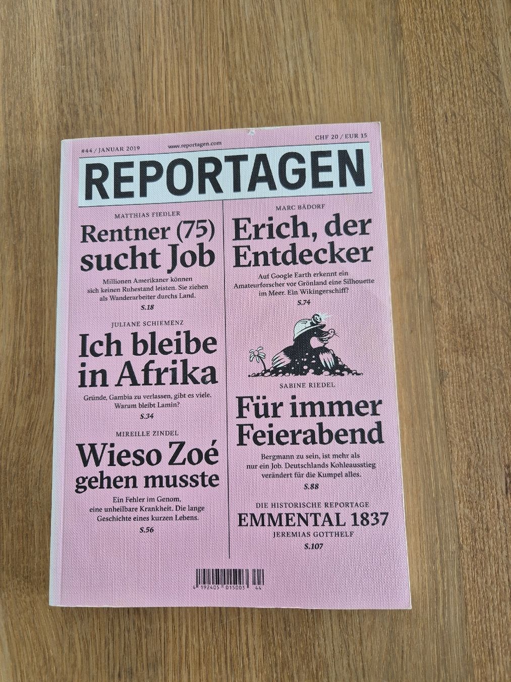 Riviste & Magazine: Reportagen Nr. 44 – Usato da Bern venduto da miruslav