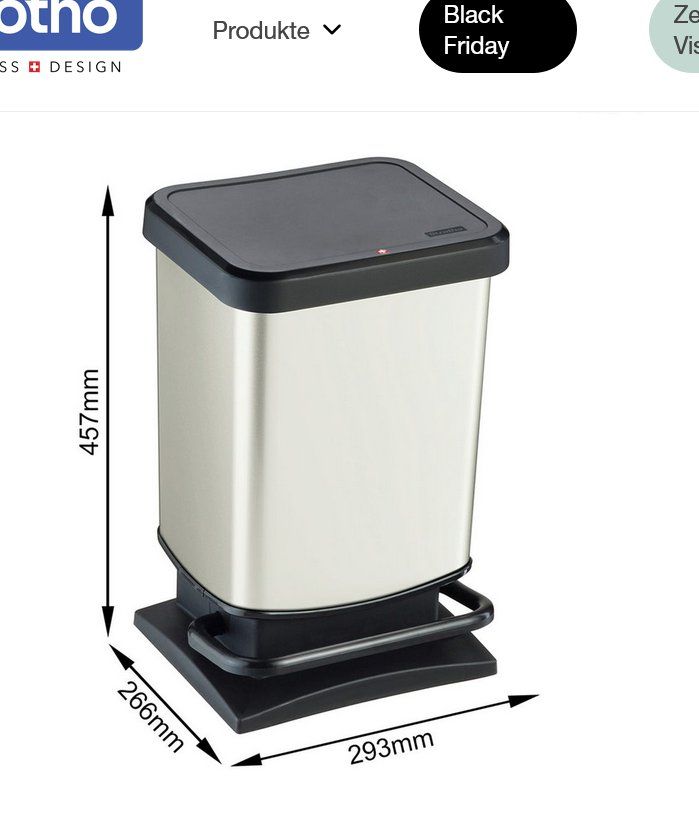 Rotho Abfalleimer: Rotho Abfalleimer "Paso" 20 Liter neu – Neu (gemäss Beschreibung) aus Brunnen von user_m 2