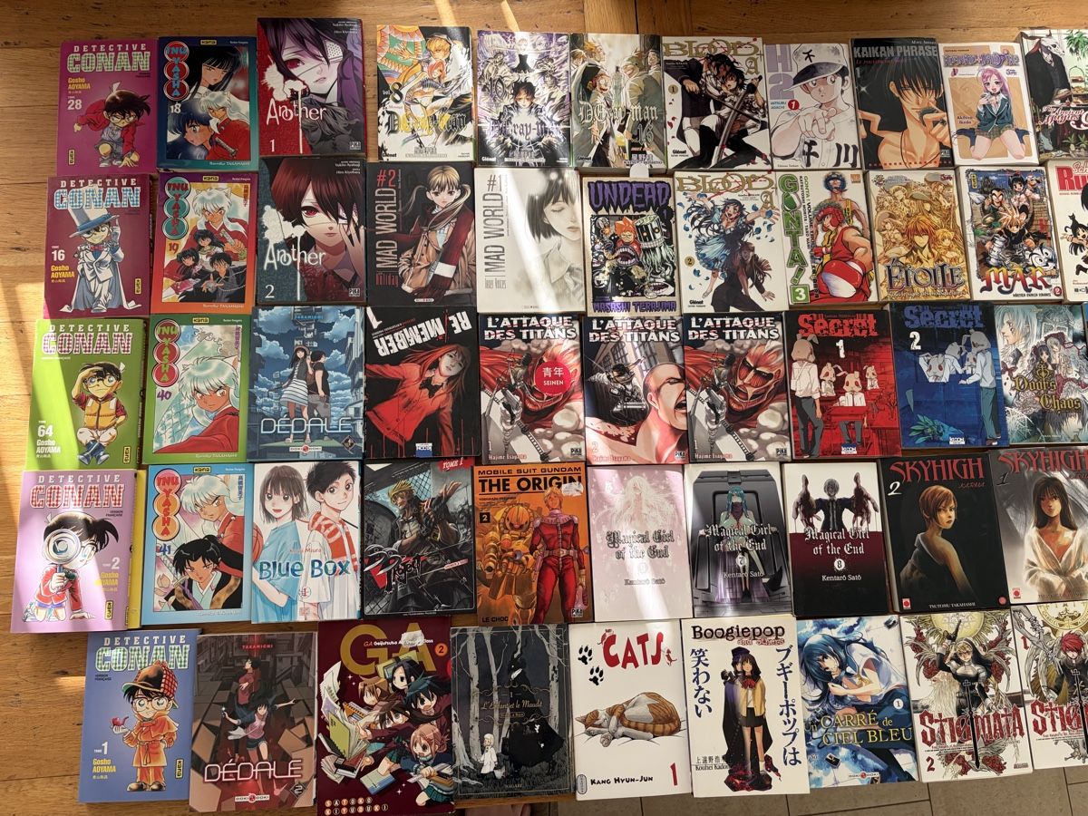 BD: Lot de 69 mangas divers  – D'occasion à Echallens par leo_dk2d 2