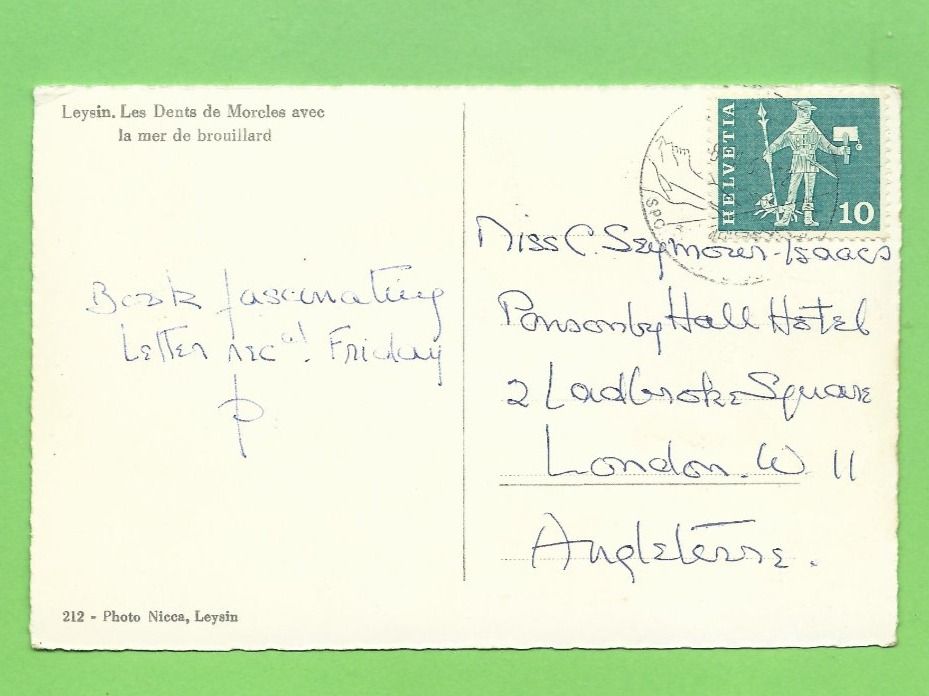 Cartoline postali: Leysin – Usato da Zürich venduto da t24_de 1
