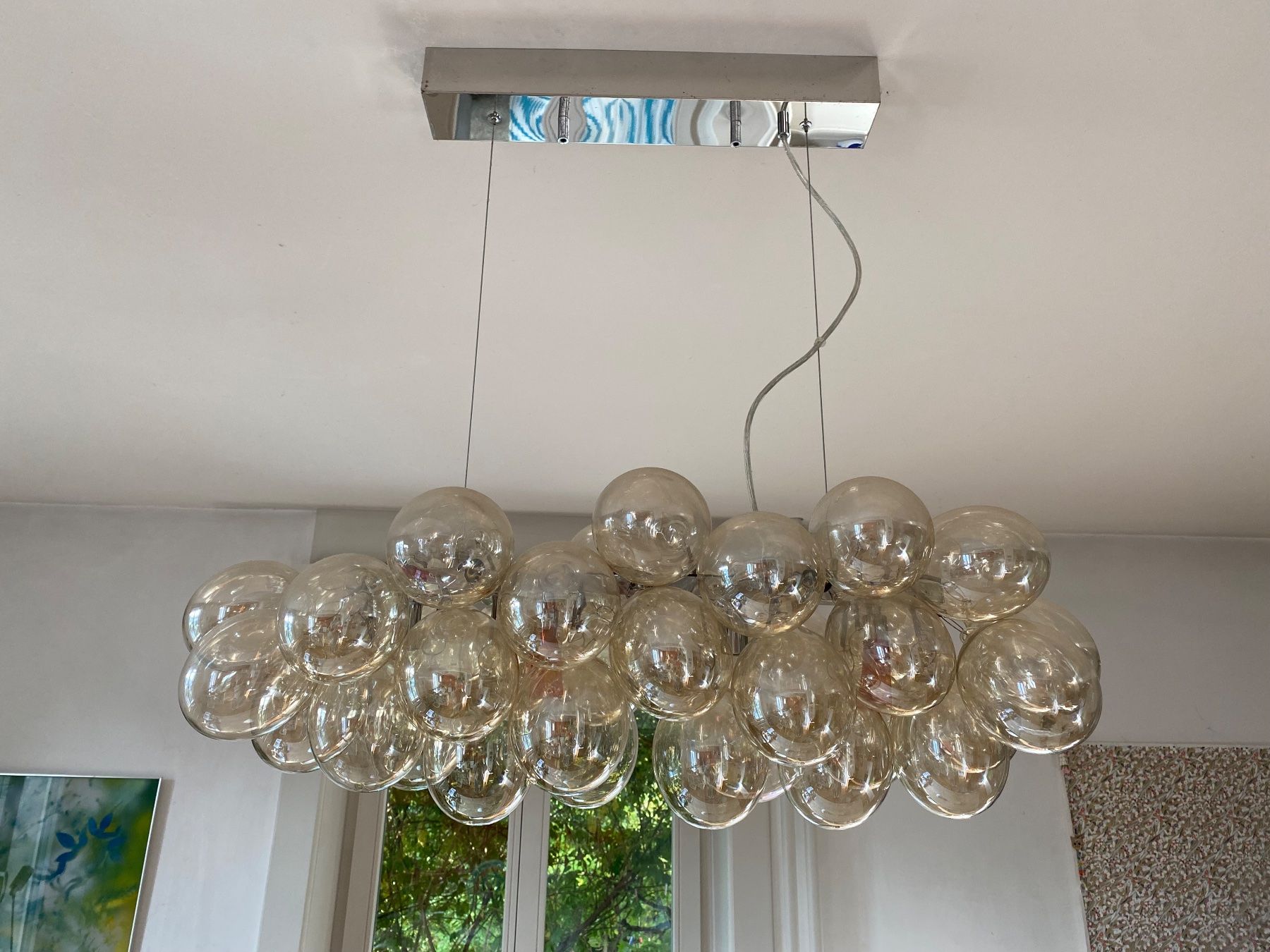 Pfister Lampadari & plafoniere: Hängeleuchte mit Glaskugeln – Usato da Buchs Ag venduto da Cleaudia