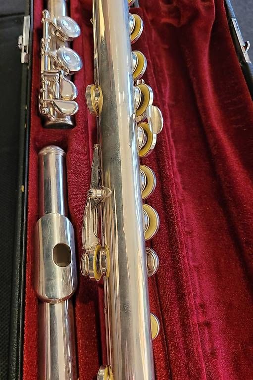 Yamaha Strumenti musicali: Querflöte Yamaha 471 Vollsilber – Usato da Zürich venduto da Musikfreak21 1