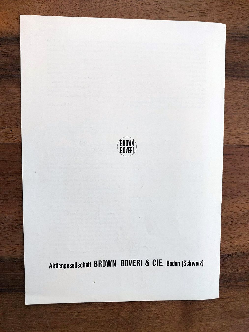 Riviste & Magazine: BBC Brown Boveri - Zahnradbahn Wengernalpbahn – Usato da Schönenwerd venduto da Steidi 4