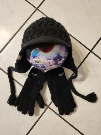 Kinder Wollkappe und Handschuhe One Size