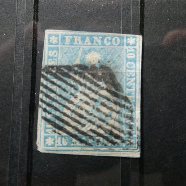 Tous les timbres: STRUBEL° 23 E  mit BEFUND  Kat.Fr. 600.- – D'occasion à Egliswil par Trens01 1