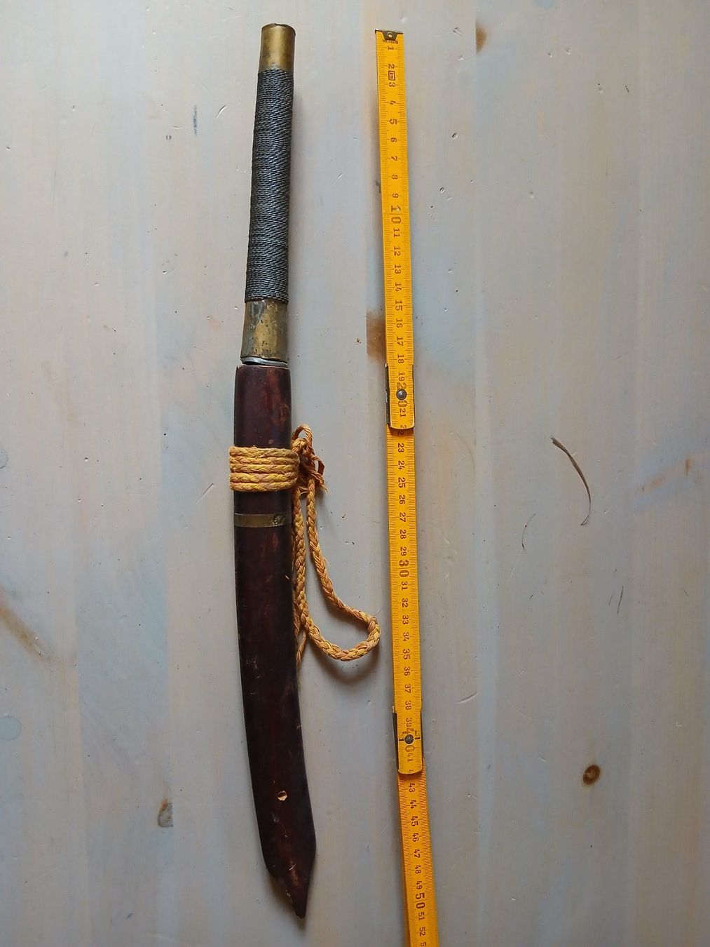 Stichwaffen: Sabre Dha birman avec fourreau – Gebraucht aus Satigny von Asaksa 2
