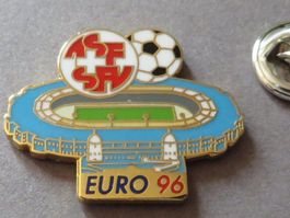 PIN SCHWEIZ FUSSBALL ASF SFV EURO 96, STADION