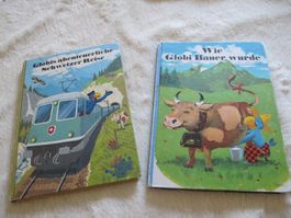 Globi 2 Bücher Abenteuerliche Schweizer Reis/ Wie Glob