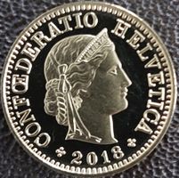 5 Rappen 2018 stgl. / aus Münzsatz