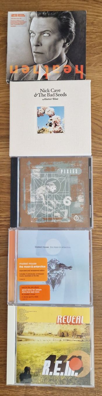 CD: CD Paket: David Bowie, Nick Cave, Pixies, R.E.M. – Usato da Wettingen venduto da brownie14
