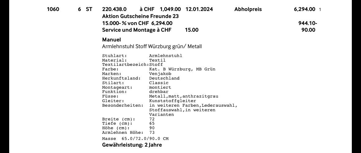 Pfister Set di tavolo e panche: PFISTER Möbel neuwertig - Esszimmer – Nuovo (secondo la descrizione) da Cham venduto da Sreten85 9
