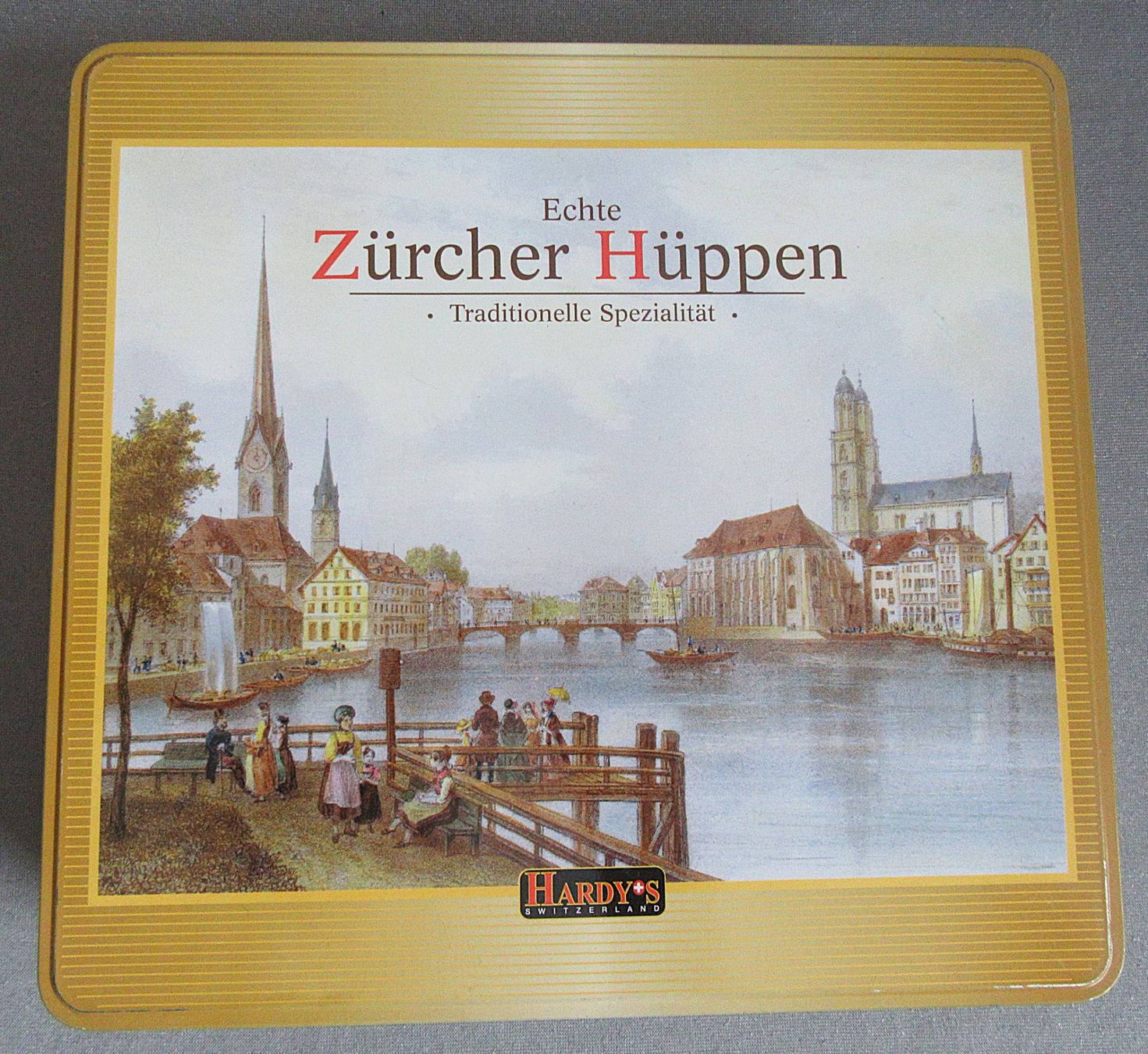 Sonstige Dekorationen & Accessoires: leere Blechdose - Echte Zürcher Hüppen - Hardy's Switzerland – Gebraucht aus Auenstein von Padabimbim 1