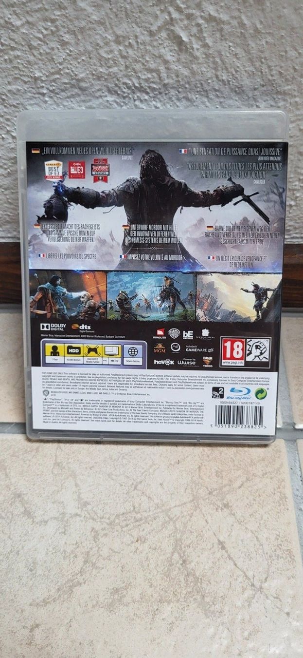 Sony Spiele: PS3 - Middle-Earth Shadow of Mordor – Gebraucht aus Münsingen von Heroism2010 1