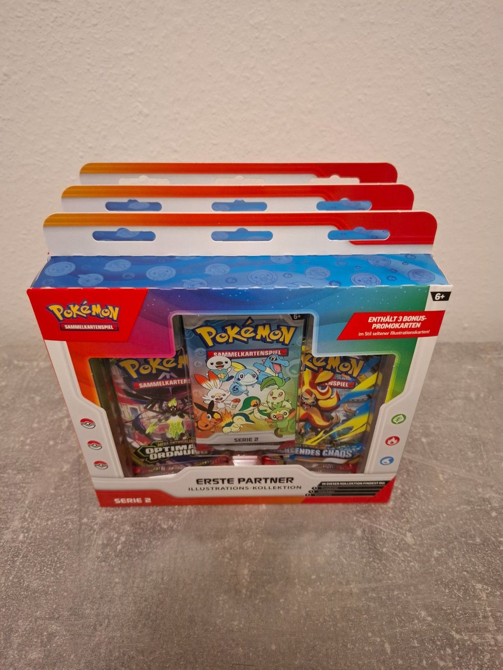 Pokémon Carte collezionabili: Erste Partner Illustrations Kollektion Serie 2 DE - 3 Stk – Nuovo e nell'imballaggio originale da Winterthur venduto da andrekeller95 1