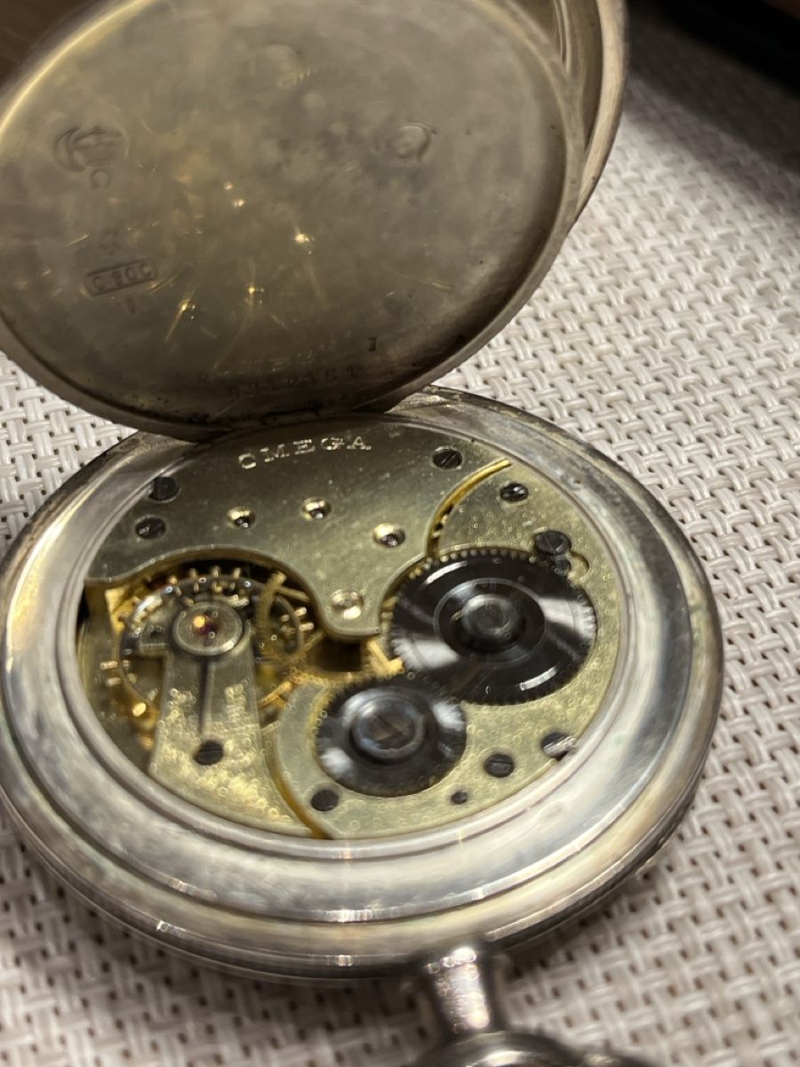 Omega Orologi: Omega Taschenuhr 0,900 Silber  – Usato da Rheineck venduto da UhrenReinhardt 4